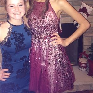 Homecoming dress (on the right)